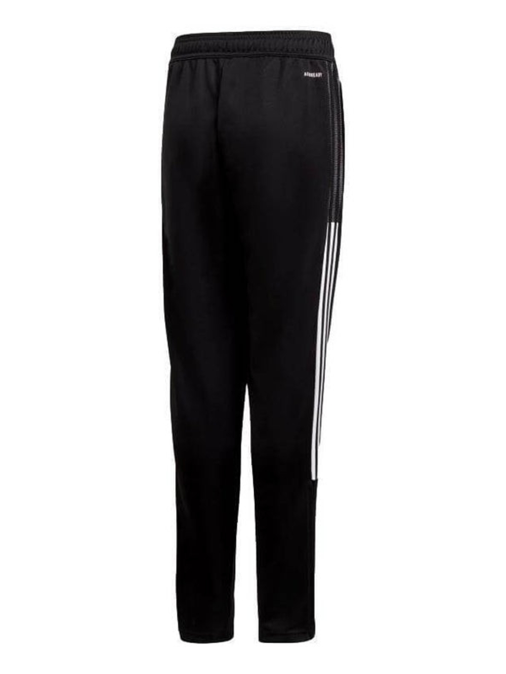 Adidas Kids Black Track Pants with White Side Stripes